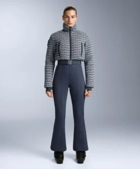 Tuta intera da sci Minardi Piume resistente all’acqua, imbottita con 80% piumino e 20% piume