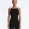 Tuta intera Evermove con schiena scoperta in pantaloncini Tuta intera Evermove con schiena scoperta in pantaloncini