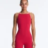 Tuta intera Evermove con schiena scoperta in pantaloncini Tuta intera Evermove con schiena scoperta in pantaloncini