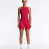 Tuta intera Evermove con schiena scoperta in pantaloncini Tuta intera Evermove con schiena scoperta in pantaloncini
