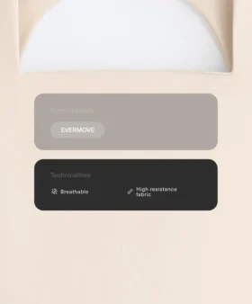 Tuta intera Evermove con scollo quadrato in stile pantaloncini