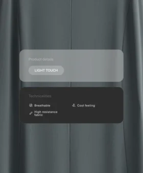 Tuta intera lunga e ampia Light Touch